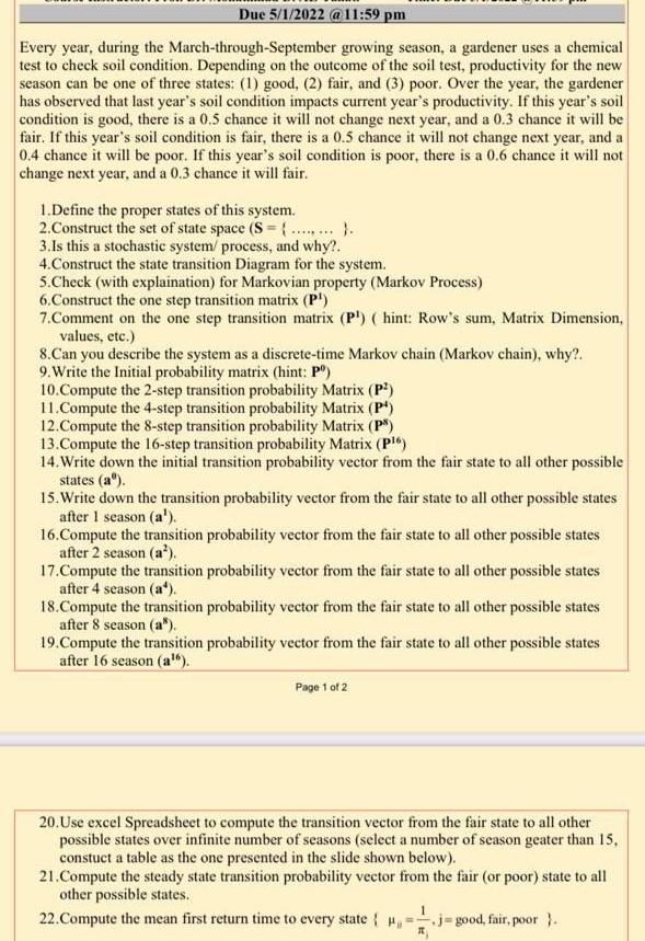 11.Compute the 4-step transition probability