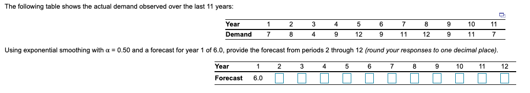 Can you also do periods 2 - 12 using the naive