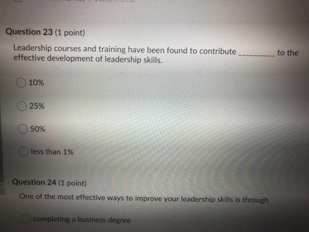 Question 21 (1 point) Individuals who became