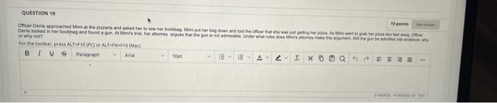 business law short answer question QUESTION 19 58