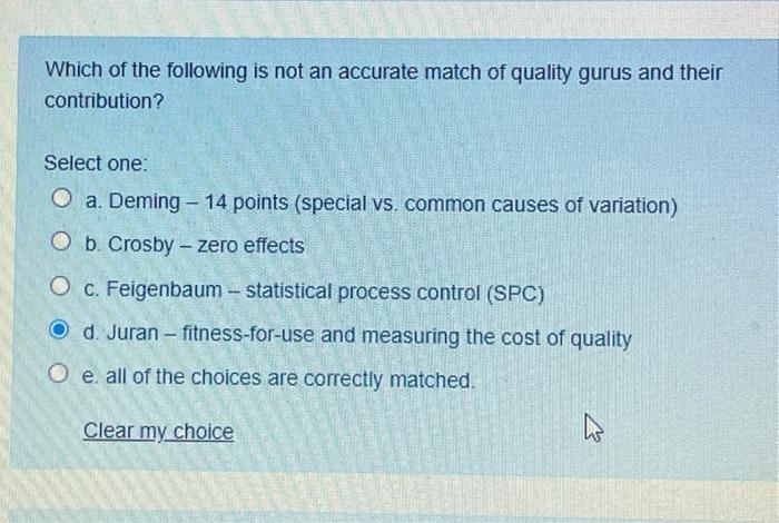 no4 Which of the following is not an accurate