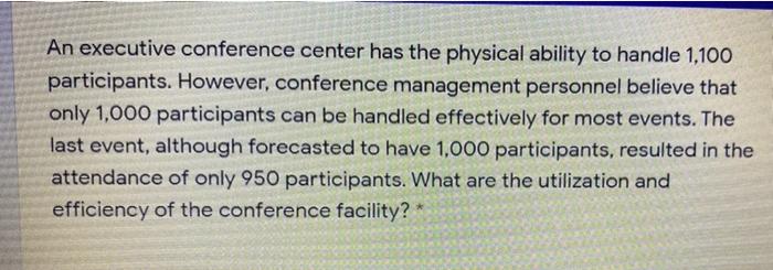 An executive conference center has the physical
