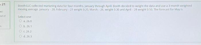 21 Booth LLC collected marketing data for four