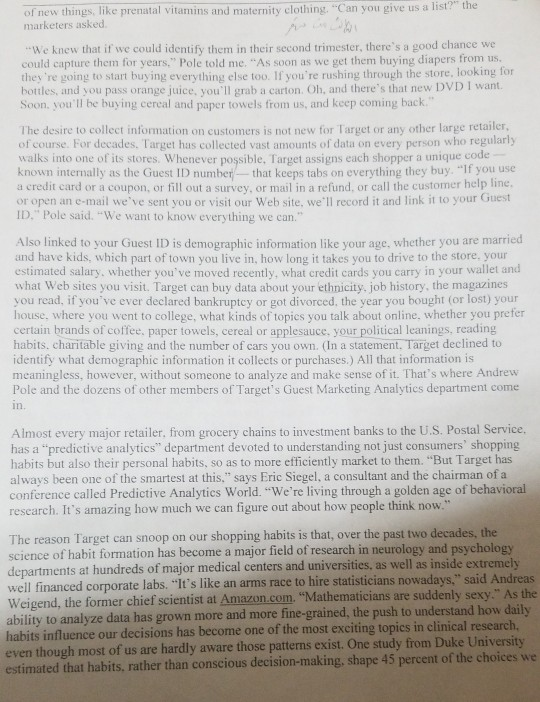 For Q1 - Use the 7 Principle Framework we