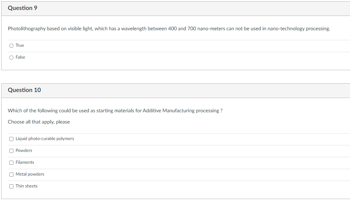 Micro-fabrication and Nano-fabrication