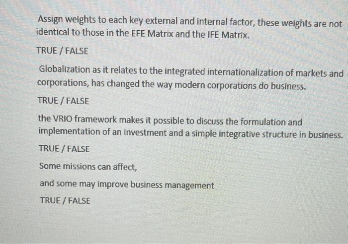 please answer the T/F ps.this is the 3rd time im