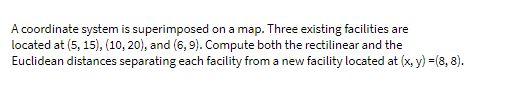 A coordinate system is superimposed on a map.