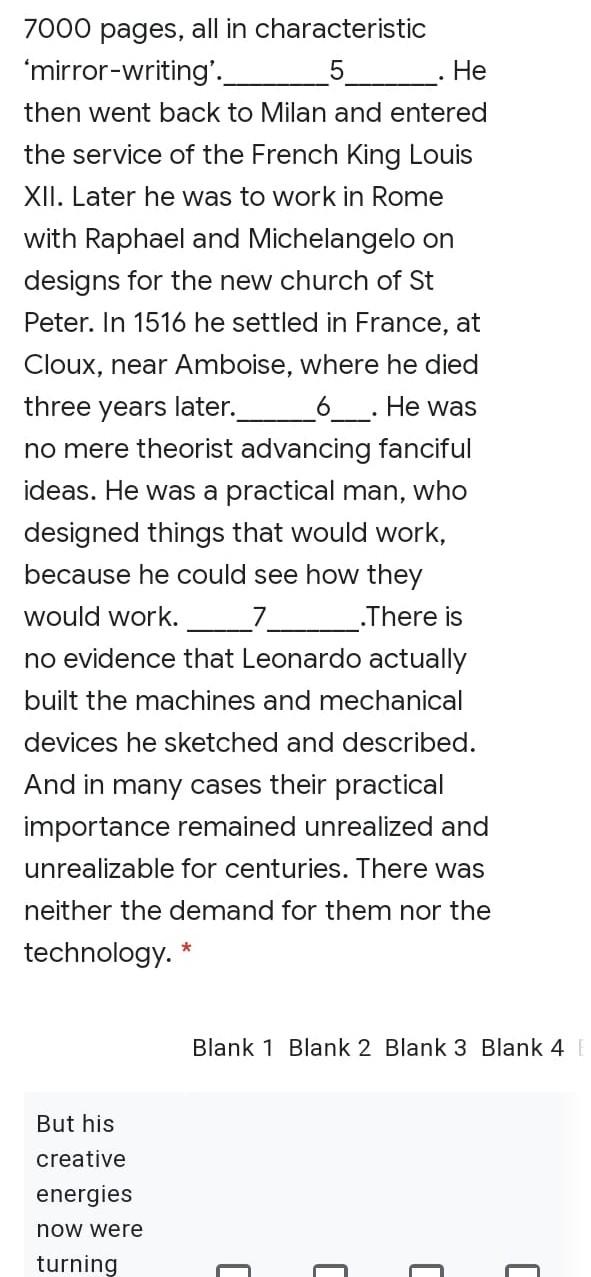 Match the transitional word or phrase 6 points