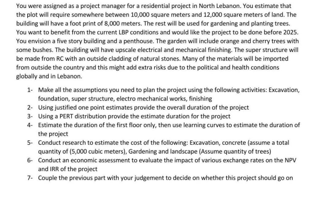 please solve part 4 You were assigned as a