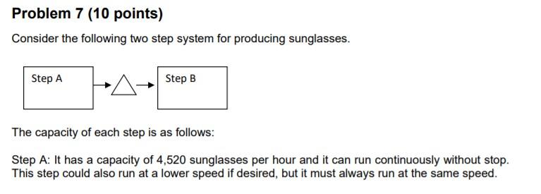 Problem 7 (10 points) Consider the following two