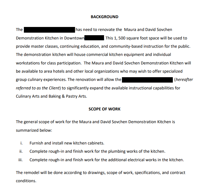 Identify risks that may occur from the process