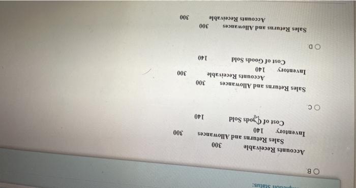 QUESTION 1 Prepare the entry AutoZone would make