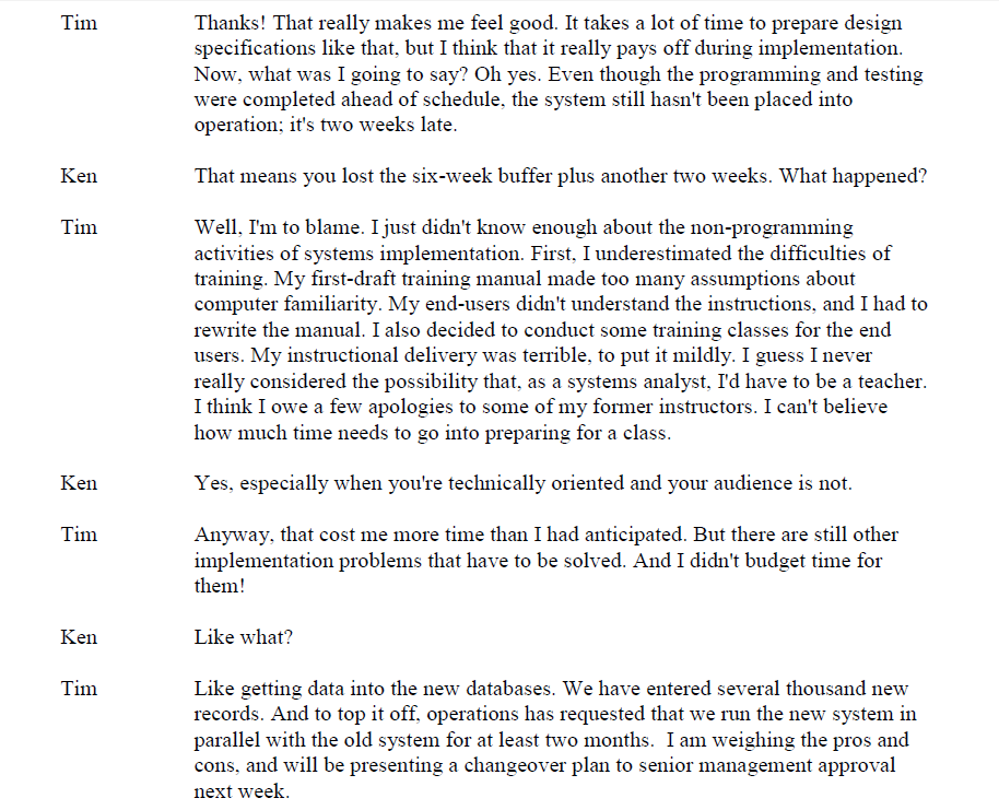 A. Above and beyond programming, identify the