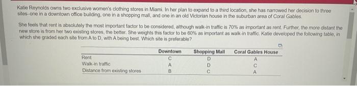 70% and 60% pls answer correctly Katie Reynolds