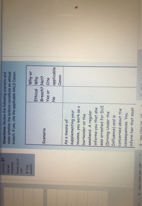 what regular?? Question 31 Not yet Directions: