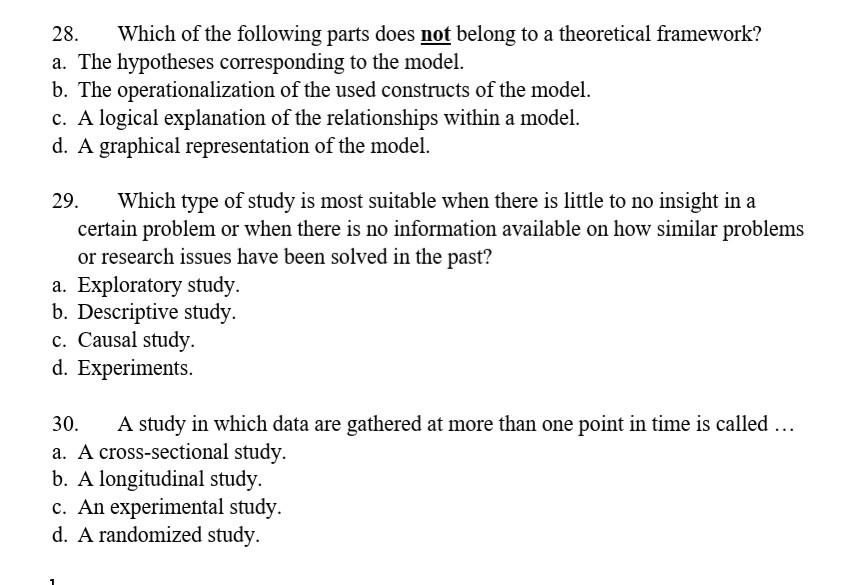 please answer the following multiple choice