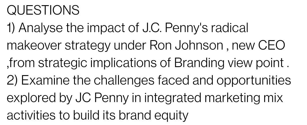 After going through the below case study , answer