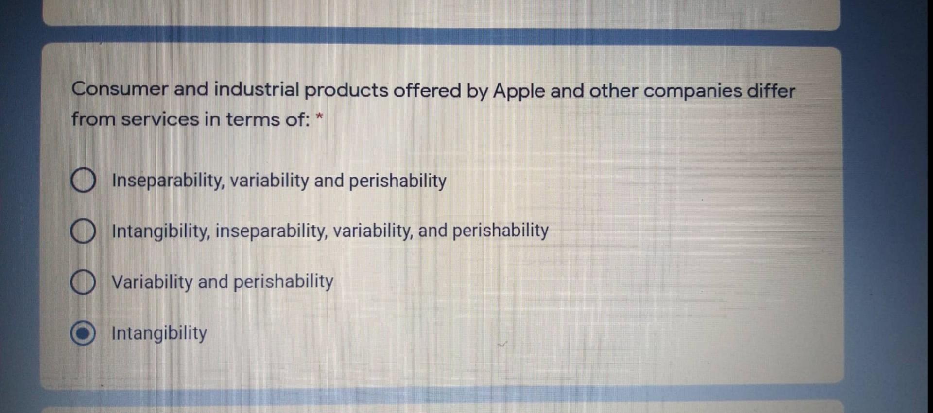 Consumer and industrial products offered by Apple