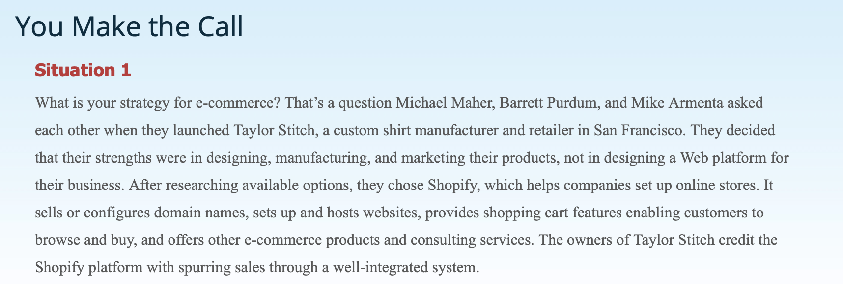 Question 1: What factors should business owners