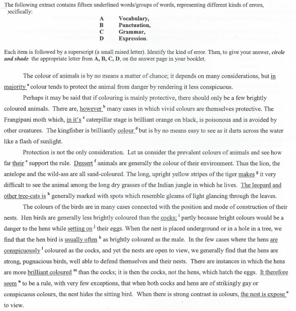 Identify the kind of error and then post the