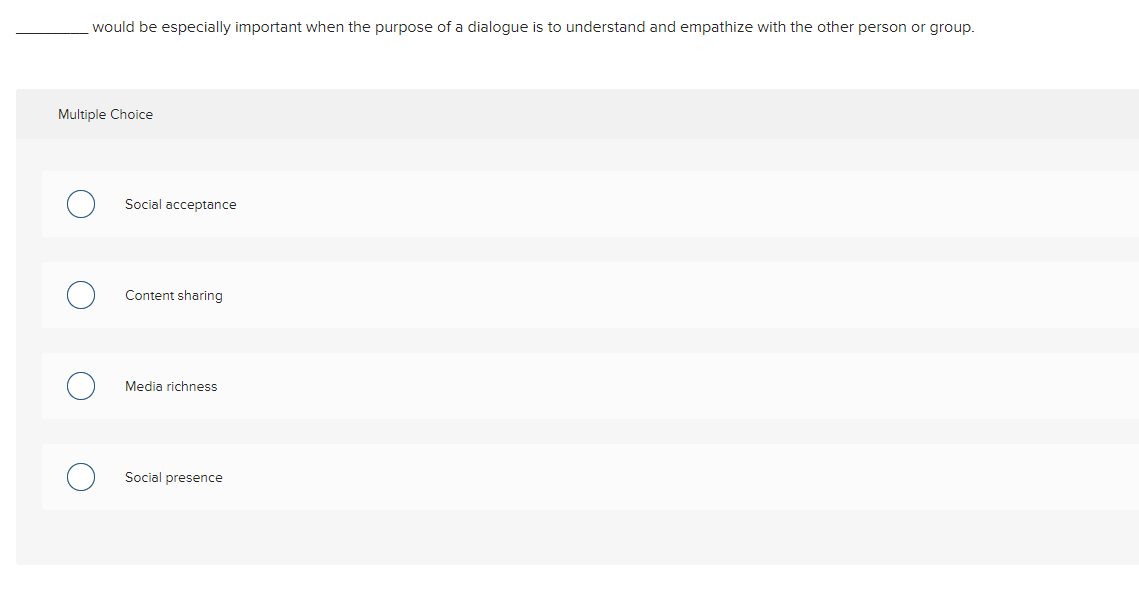 would be especially important when the purpose of