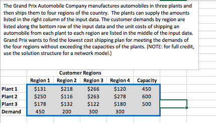 How do I solve this problem in excel? Please show