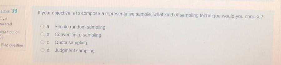 aestion 36 If your objective is to compose a