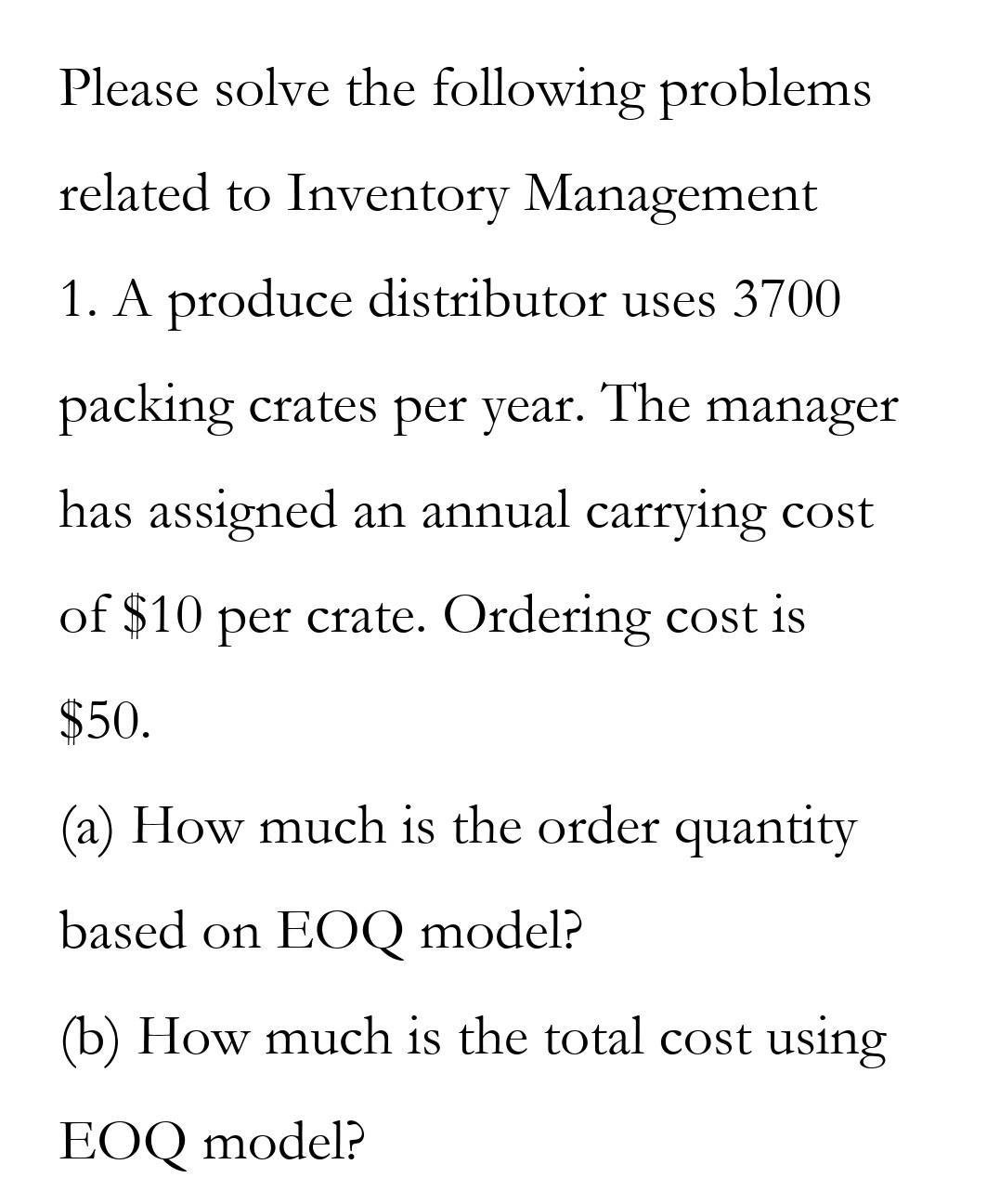 please show steps to solve problem Please solve