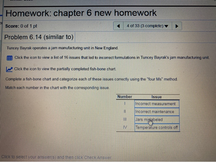 Homework: chapter 6 new homework Score: 0 of 1 pt
