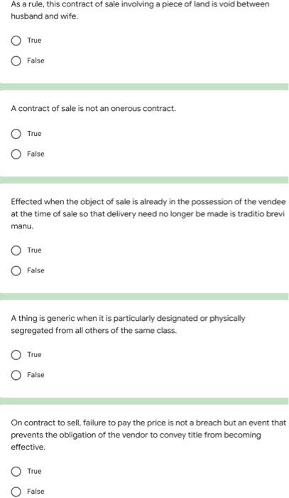 pls answer 1-5 , this is business law As a rule,