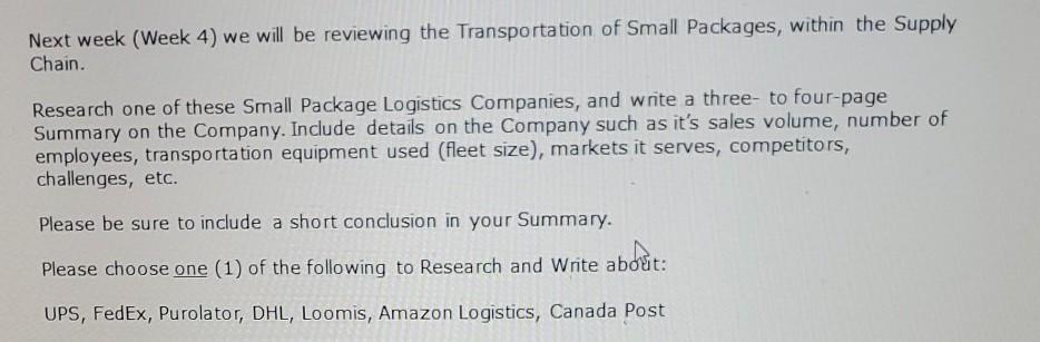 I need 4 to 5 pages this Assignment Next week