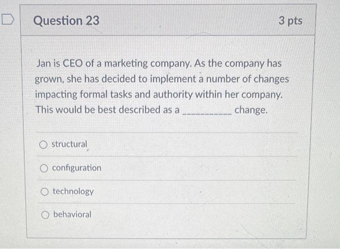 please answer all Question 22 3 pts One of the