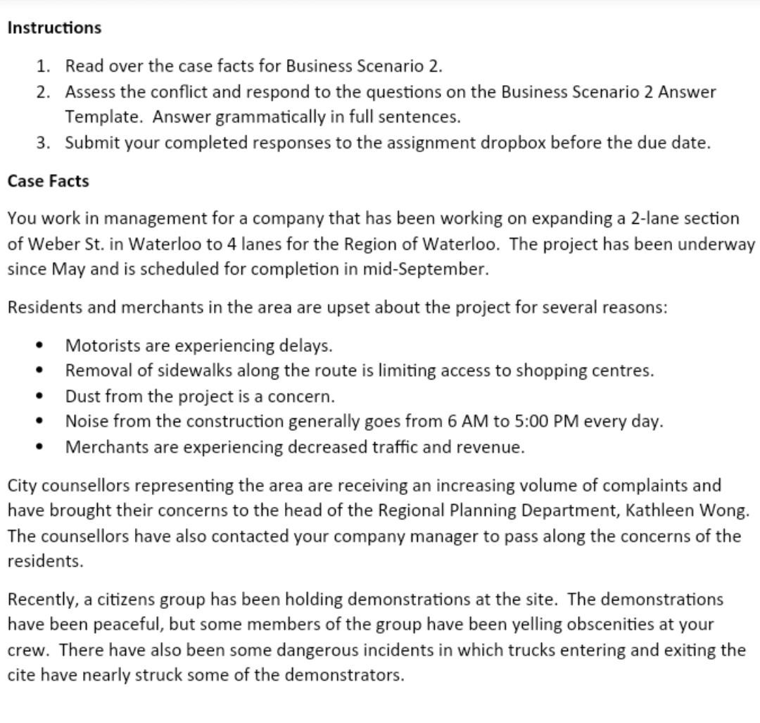 I want a complete answer Instructions 1. Read