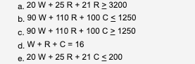 Multiple constraints to this answer Please answer