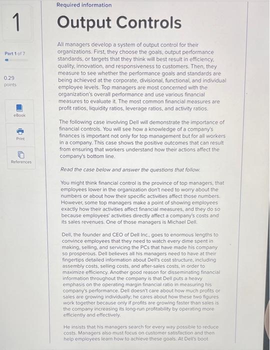 question one: the operating margin is important