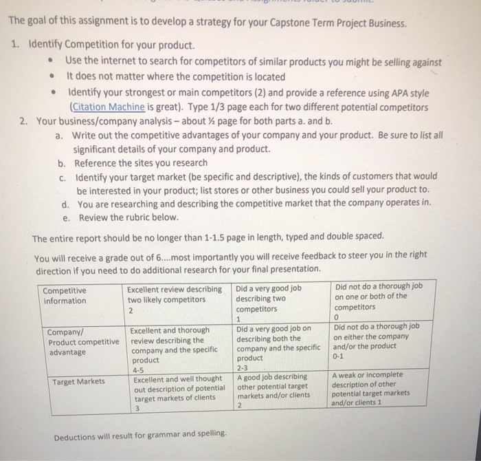 This is the name of the company The goal of this