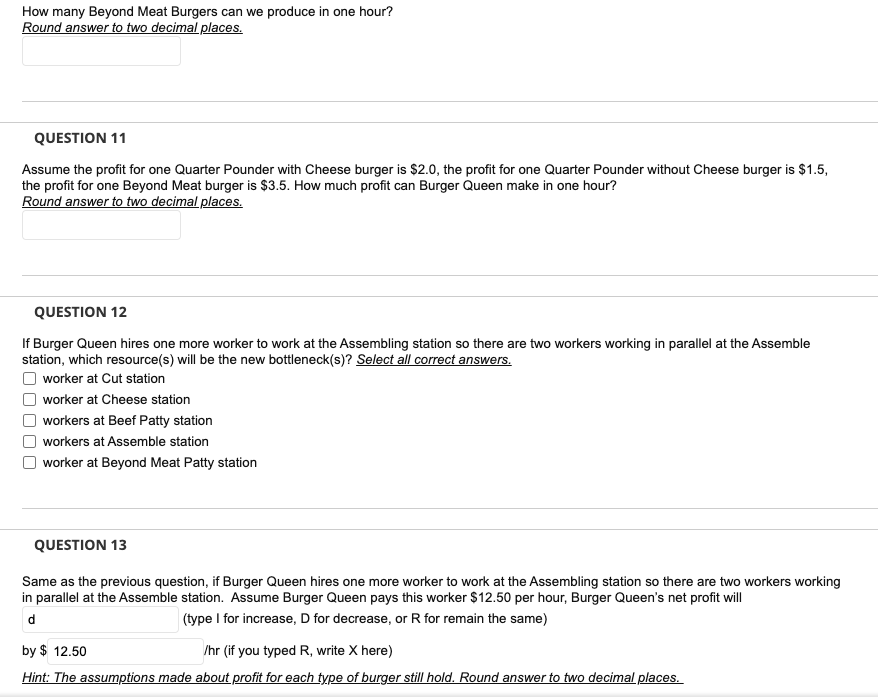 Still, assume there is one worker at each work