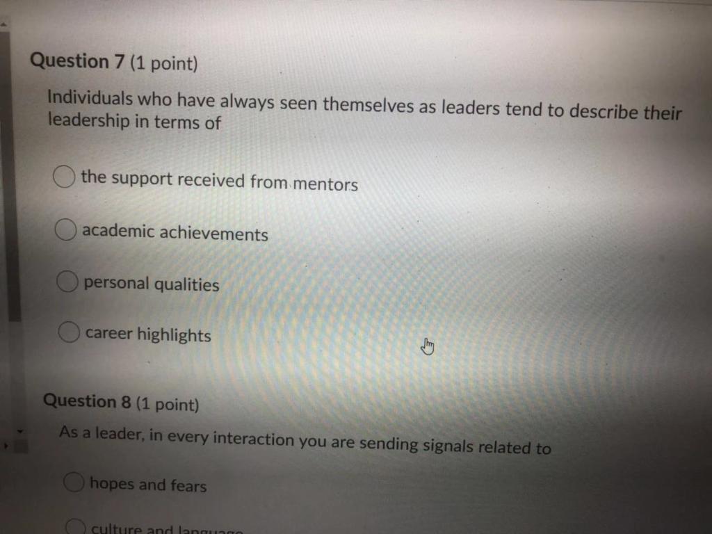 Question 6 (1 point) Learning can only take place