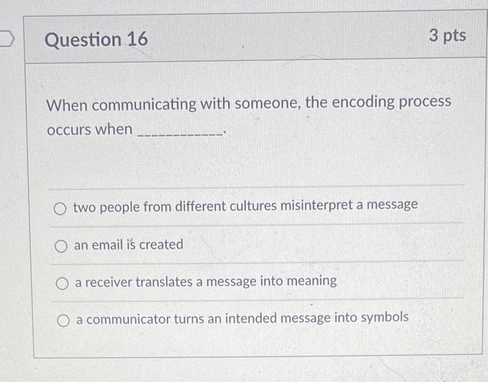 please answer all D Question 13 3 pts The