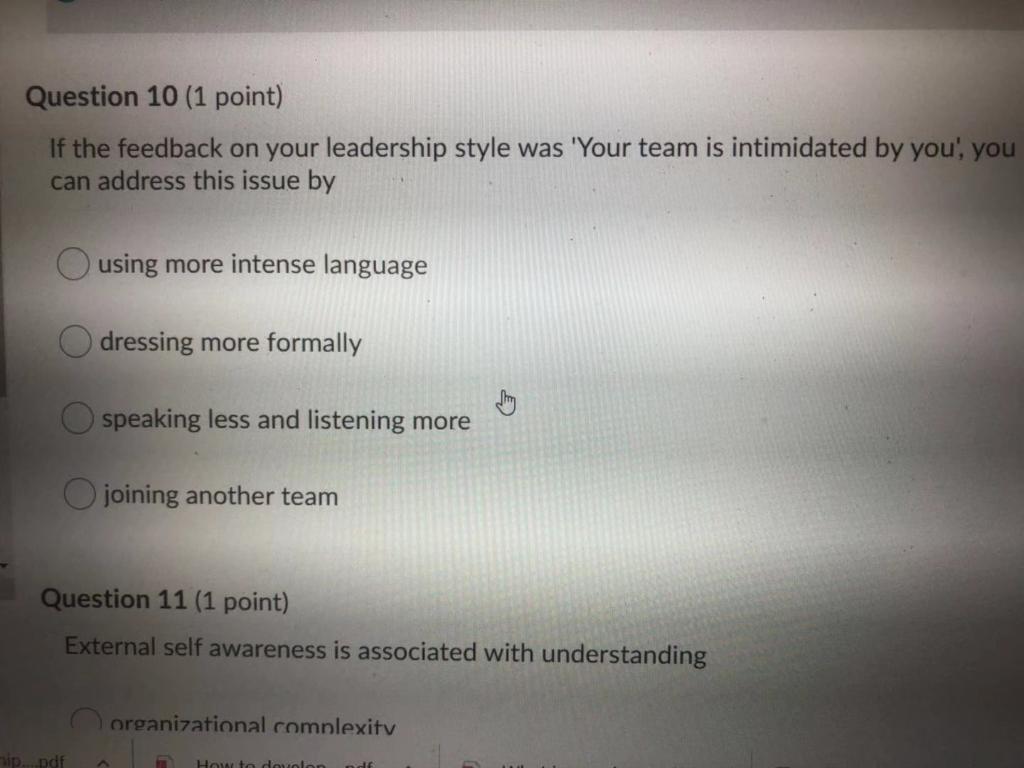 Question 6 (1 point) Learning can only take place