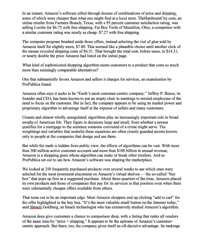 1. When Algorithms Decide What You Pay YOU MAY