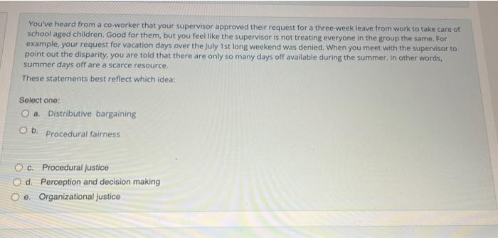 Last week, your boss was frustrated by the lack