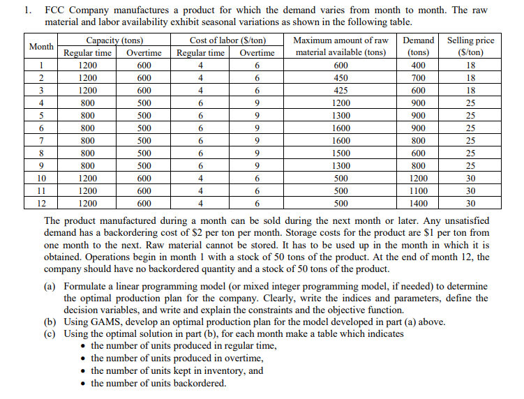 pls solve b and c part using gams 1 4 6 6 4 6 4 6