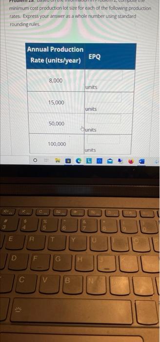 Problem 2. (15 points) Assume that a production