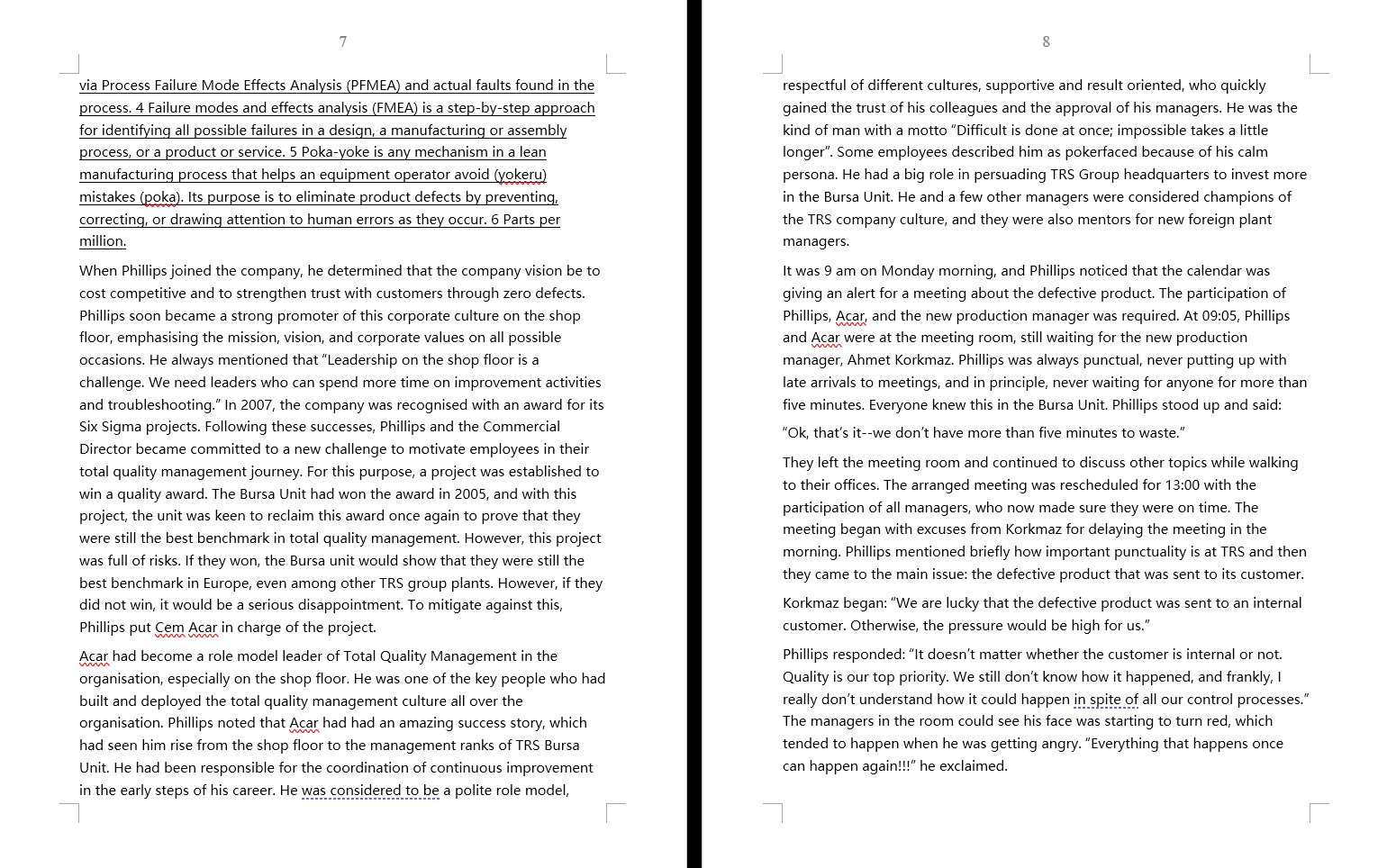 Please read the case, then answer the questions