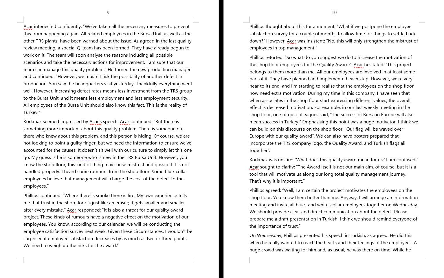 Please read the case, then answer the questions