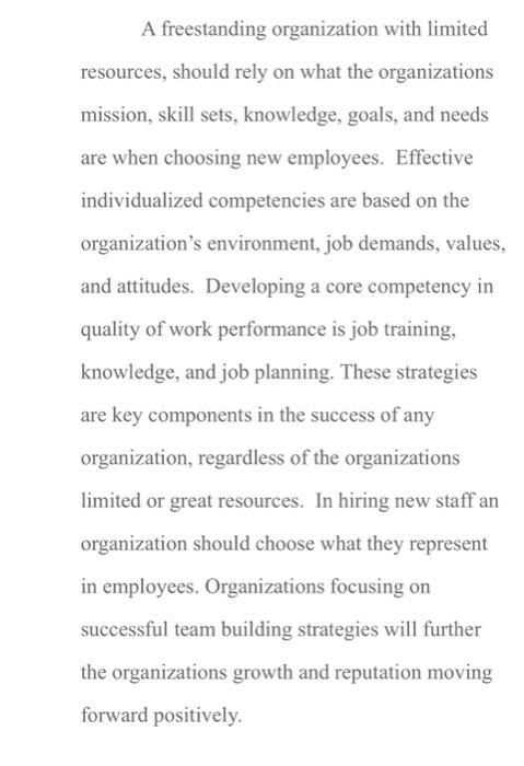 The Statement in the picture is a student respond