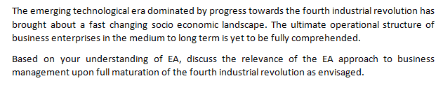 The emerging technological era dominated by