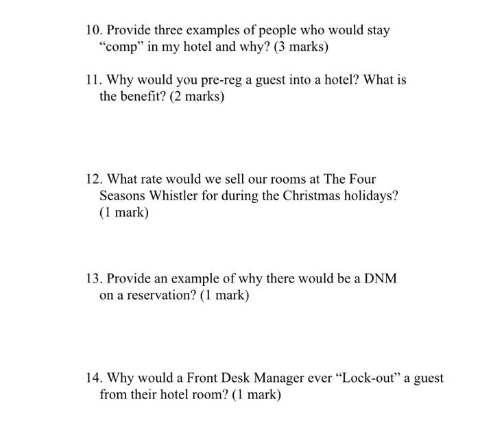 Subject: Accommodations Management 1. Mr. Jones