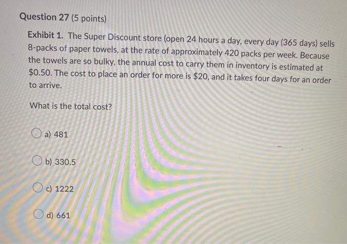 help please!! Answer all urgently Exhibit 1. The